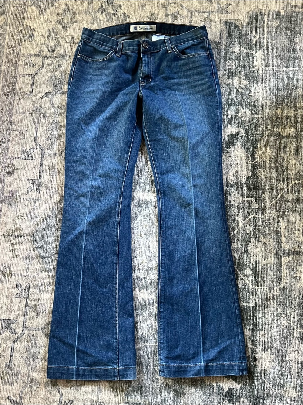 GAP Women's Dark Blue Wide Leg Jeans 10L